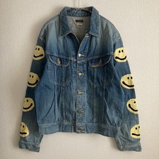 KAPITAL Smile Embroidered Denim Jacket size 44