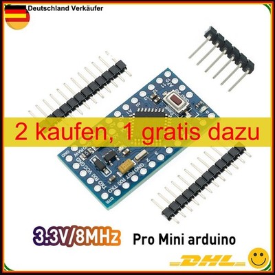 8Mhz Pro Mini Development Board für Arduino Stromsparend DIY Dev Board Kit 3.3V