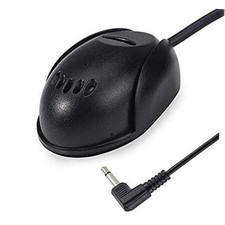 3.5mm Car Microphone with 9.85 Feet Assembly Cable Mic for Vehicle Head Unit