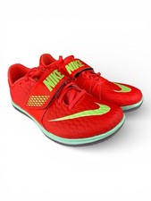 Nike Zoom HJ High Jump Elite Bright Crimson Track Spikes Men's Size 9 FZ9636-600