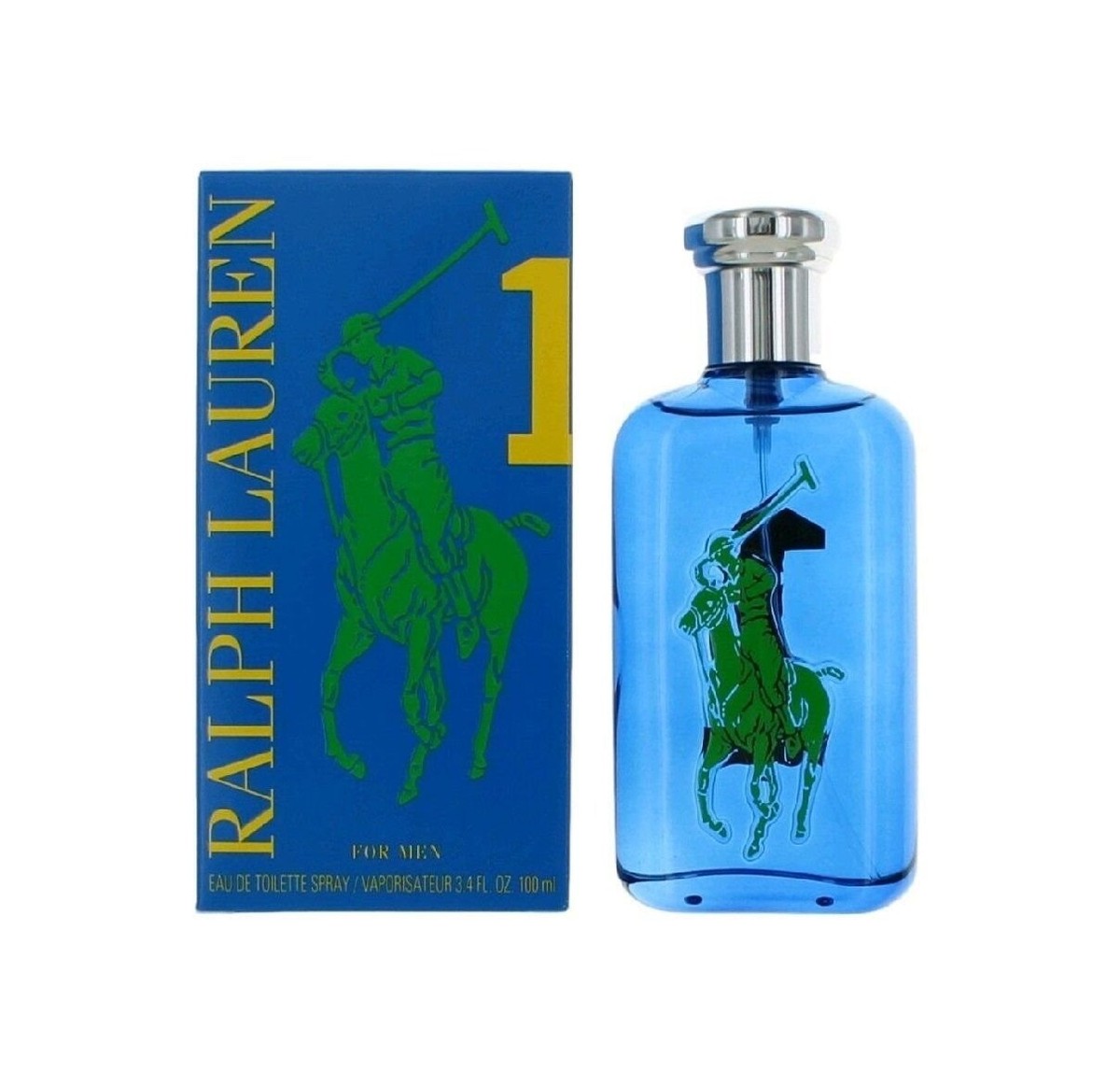 Ralph Lauren Polo Big Pony 1 Blue 3.3 oz EDT spray mens cologne