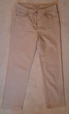 Jeanshose Gr. 38 beige Gina Laura Carla