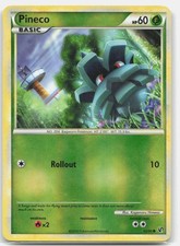 Pineco 62/90 Reverse Holo Undaunted Pokemon MP