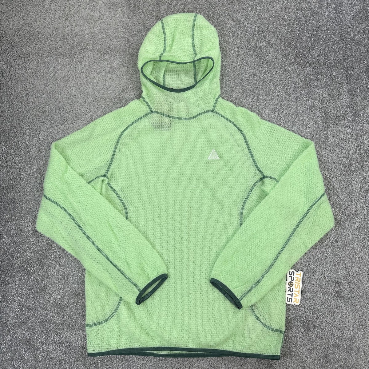 Nike ACG Hoodie Mens Medium Wolf Lichen Green Polartec Loose Fit