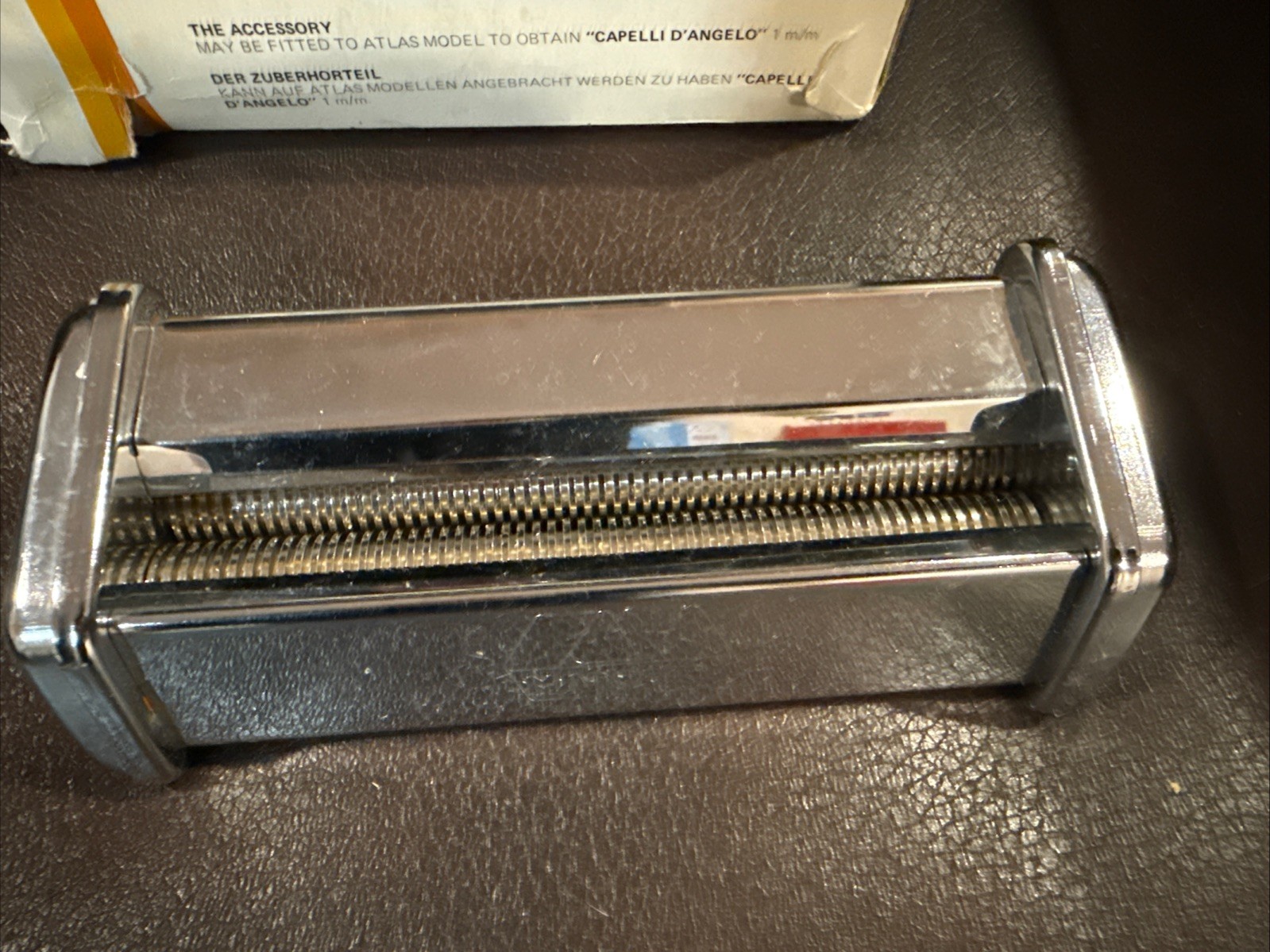 MARCATO CAPELLI D’ANGELO 1mm PASTA MAKER ATTACHMENT Made in Italy