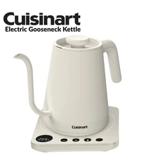 Cuisinart GK-1 Digital Electric Gooseneck Kettle 1L 1200W Cream Refurbished