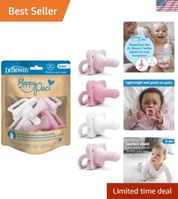 Breathable Silicone Baby Pacifiers 4-Pack  Safe  Comfortable for 0-6m