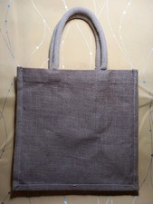 Small Natural Jute Shopping Bag with Rope Handles W30cmXD19cmXH29,5 cm Hessian