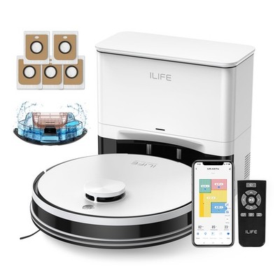 ILIFE A30 Pro Robot Vacuum Mop Self Emptying 5000Pa LiDAR