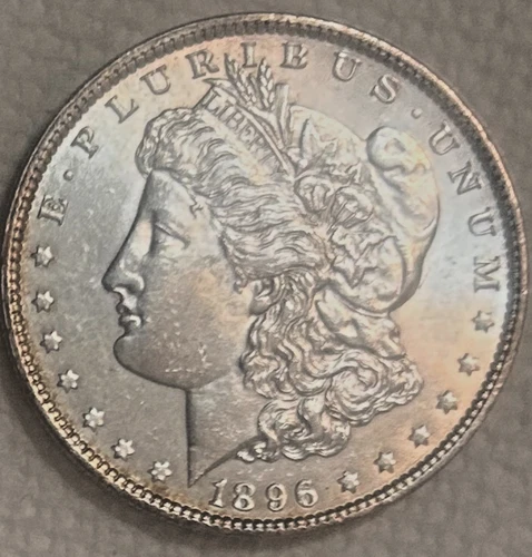 1896 P  Morgan Beautiful BU high luster sharp no shipping Sigma tested  genuine+