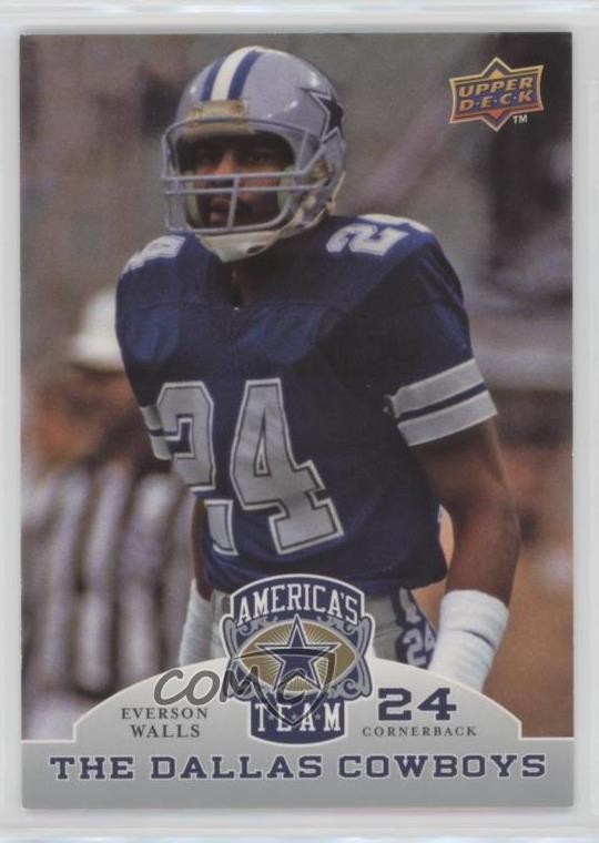 2009 Upper Deck America's Team Everson Walls #40 0r92