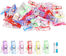 Premium Plastic Clips, Multipurpose Sewing Clips Quilting Colorful