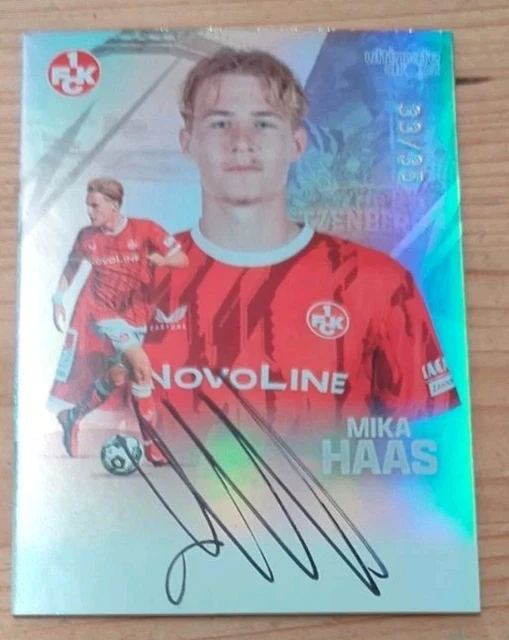 Ultimate Dropz 1.FC Kaiserslautern 125 Jahre | Mika Haas /33/35 On Card Auto