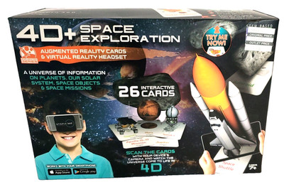 Space Exploration Augmented Reality Cards Virtual Reality 4D Headset Interactive