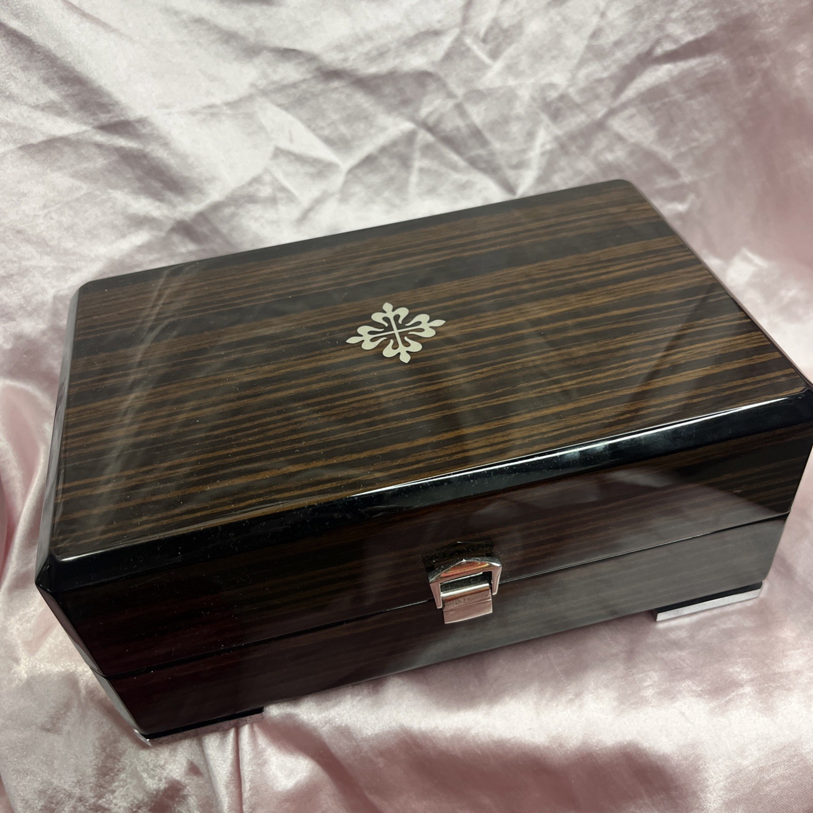 Hand-Painted Wooden Watch Box for Patek Philippe Luxury Timepieces