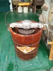Orange Label White Mountain Hand Crank Ice Cream Freezer 4XG Patd. June 12, 1923