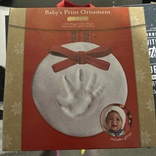 Kate  Milo Baby's Hand or Foot Print Ornament New