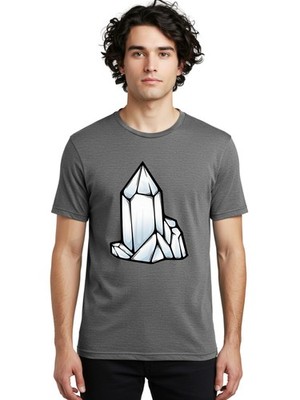 Crystal-Cluster-2 Mens Graphic Tee,100% Cotton,Casual Summer Wear