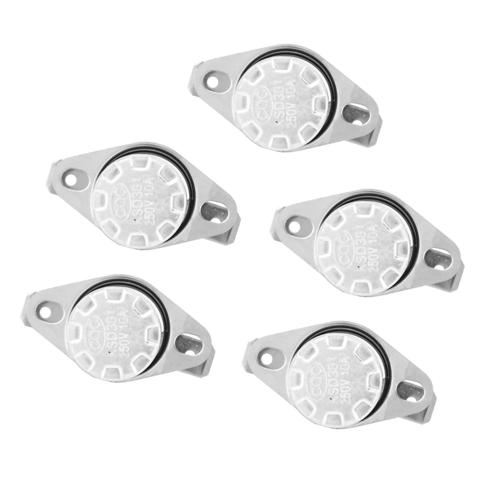 .5x KSD301 Switch Temperature Control Thermostat Thermal Switch 250V10A NO 40℃☜