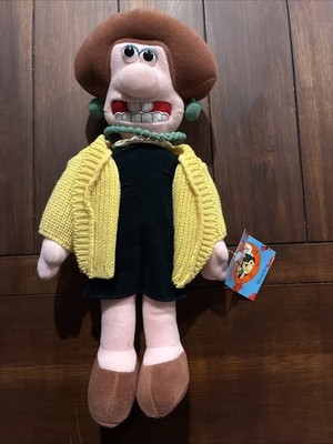 Wendolene Ramsbottom Plush 15'' Aardman Wallace & Gromit Vintage Soft Toy Rare