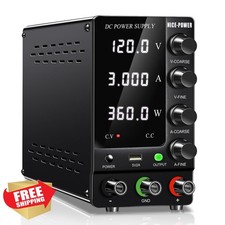 NICE-POWER DC Power Supply 120V 3A Black