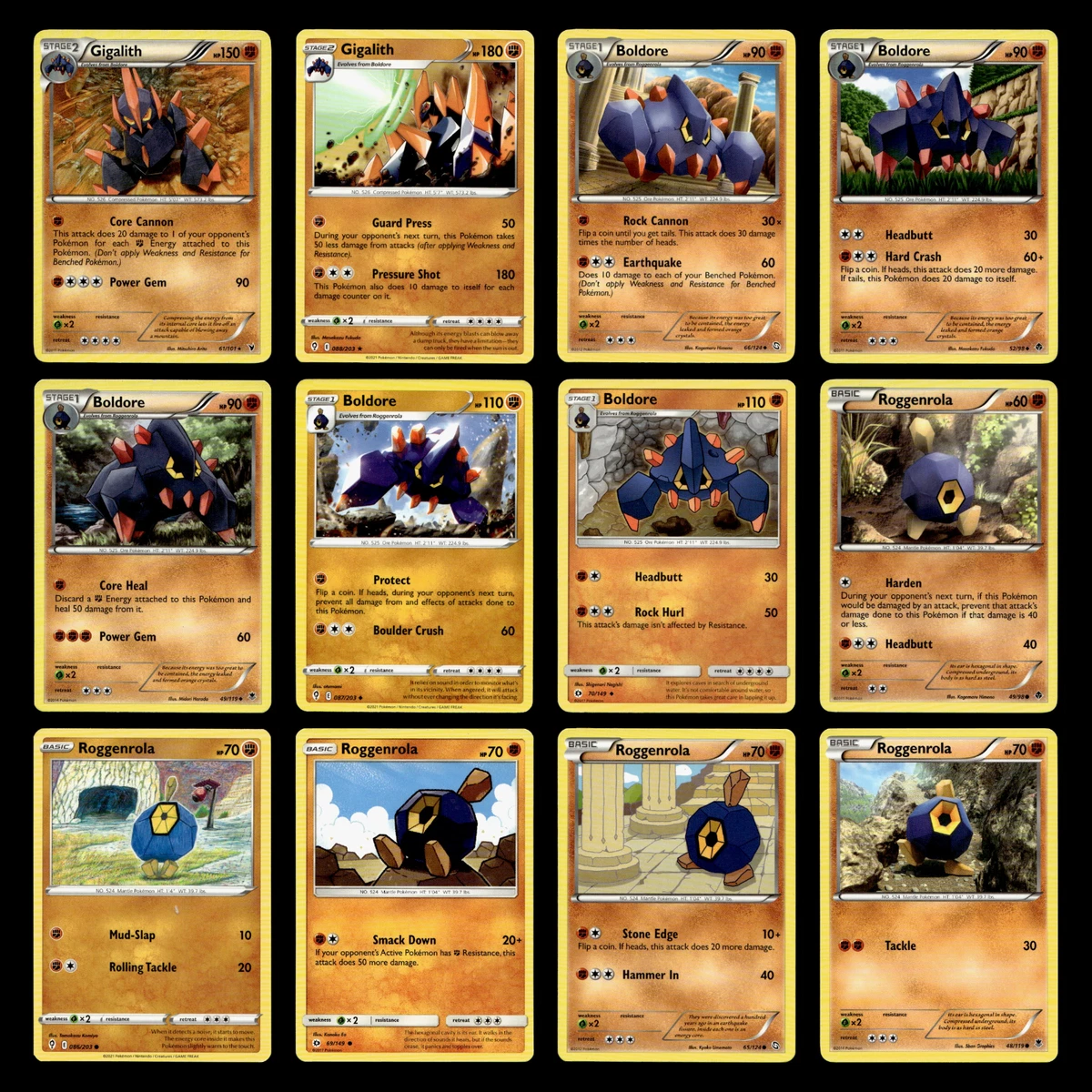 Boldore Pokémon TCG Cards for sale