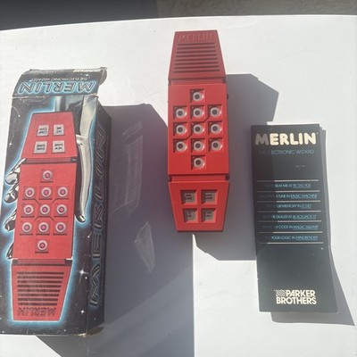 Vintage Merlin The Electronic Wizard 1978 Parker Bros Tested W Box Read Please