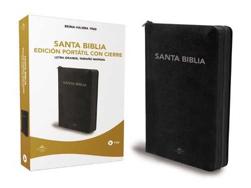 Rvr 1960- Reina Santa Biblia Rvr1960- Edicion Portatil Co (Rilegato in ecopelle)