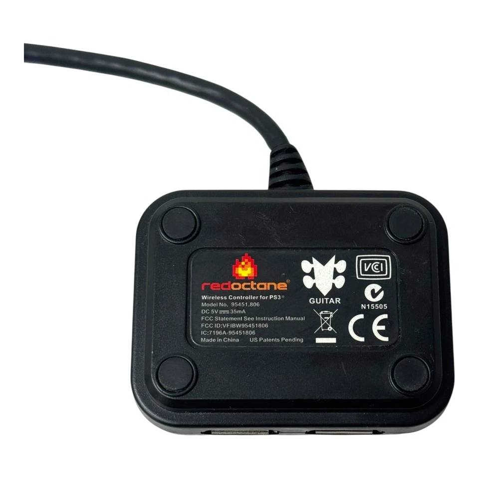 Red Octane Guitar Hero Wireless Controller For PS3 USB Dongle Model 95451.806 - Image 3 of 3