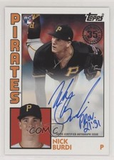 2019 Topps 1984 Topps Baseball Rookies Auto Nick Burdi #84R-NB Auto gh4