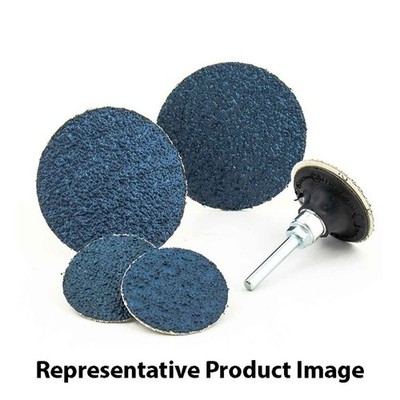 United Abrasives 56280 Sait-Lok-R 3'' 3Z Zirconium Grinding Discs 50 Grit 50 pack