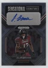 2023 Panini Prizm Draft Picks Sensational Signatures Jalen Brooks Auto 15t1