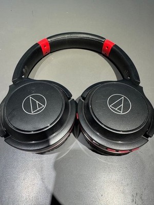 audio-technica ATH-S200BT WIRELESS HEADPHONES Bluetooth 40mm Driver Red