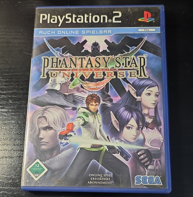SEGA Phantasy Star Universe Rollenspiel PS2 PAL USK 12 Abonnement