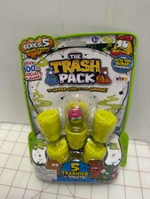The Trash Pack Series 5 Sewer Trash Toilet 5-Pack Brand New 11