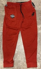 New Jersey Devils 2024 Stadium Series Fanatics Authentic Pro Red Sweatpants Larg