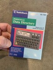 Vintage Personal Data Clock Directory 65720 EC-388 Radio Shack And Owners Manual