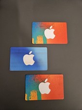 40 3 APPLE US iTUNES Gift Card Physical Card