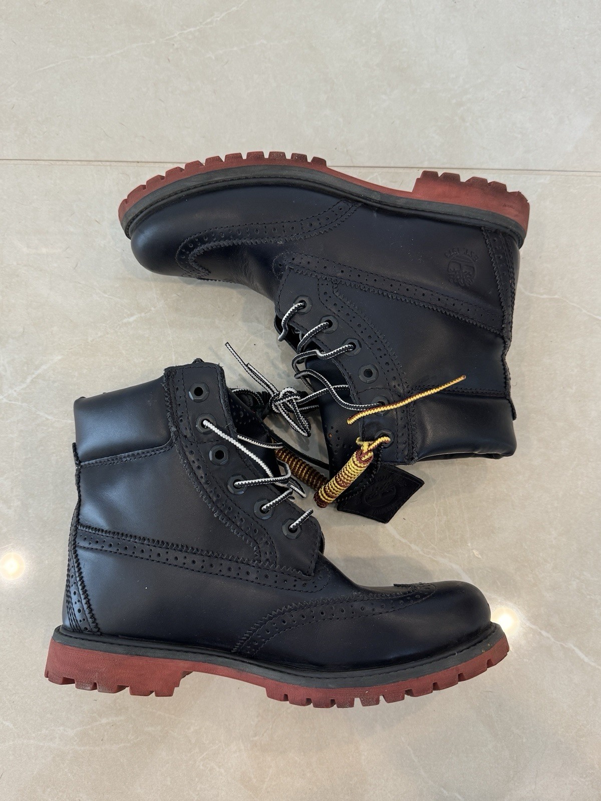RARE BBC Billionaire Boys Club Bee Line x Timberland Brogue Black 8 image 2