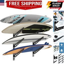 2/3/4/6 Board Horizontal Surfboard Rack, Adjustable Surfboard Wall Mount...