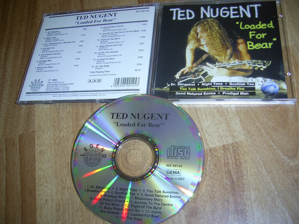 Ted Nugent Loaded for bear CD 1994  Best of Amboy Dukes - Bild 1 von 1