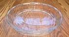 VTG PYREX Borosilicate 805-B Clear Elegance Casserole Paneled Oval Dish 2.4 Ltrs