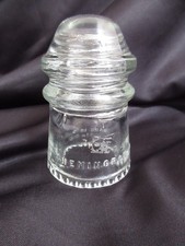 Clear Hemingray 42 Glass Insulator Made In USA CD 11-54