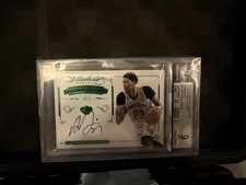 Panini 2014-15 Flawless Super Signatures Emerald Anthony Davis 4/5 BGS 9 AUTO 10