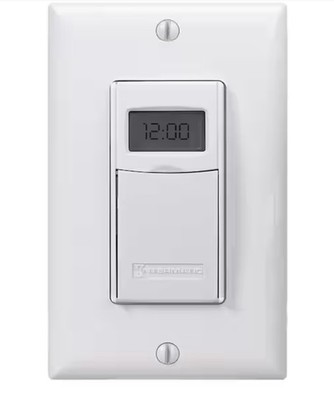 Intermatic 15 Amp 7-Day Indoor In-Wall Astronomic Digital Timer, White