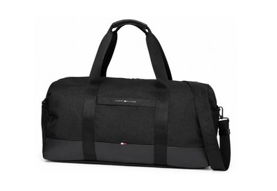 Tommy Hilfiger Herren Duffle Bag Reisetasche Weekender Schwarz Schultertasche