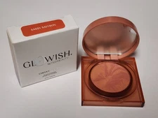 HUDA Beauty Glowish Cheeky Vegan Blush Powder Sassy Saffron 2.5g 