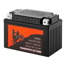 12V 6Ah YTX12-BS High Performance Motorcycle Battery for Powersports and ATVs