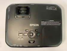 EPSON PowerLite 1221 Projector H429A, 83 Lamp Hours SHOWN WORKING