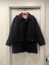 Vintage Polbot Parka Wolle dunkelblau Gr. XXL